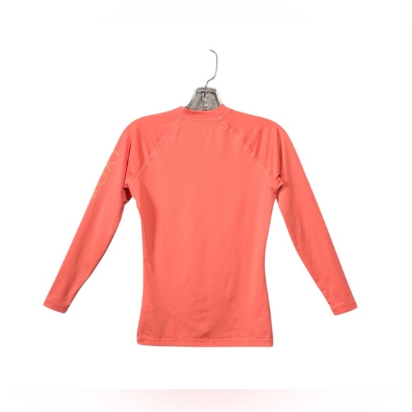 NWOT, ROXY, Rashguard Sleeves Long Dermoprotector Whole Hearted, Medium, Coral - Picture 9 of 10
